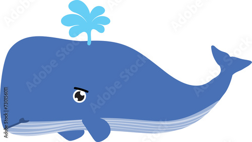 cute whale cartoon