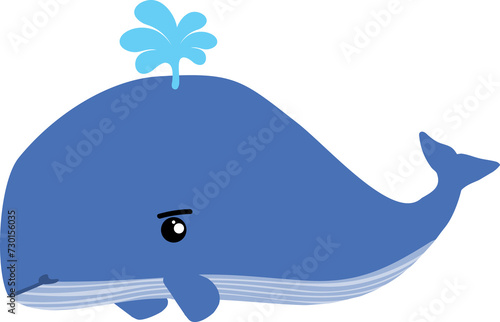 cute whale cartoon