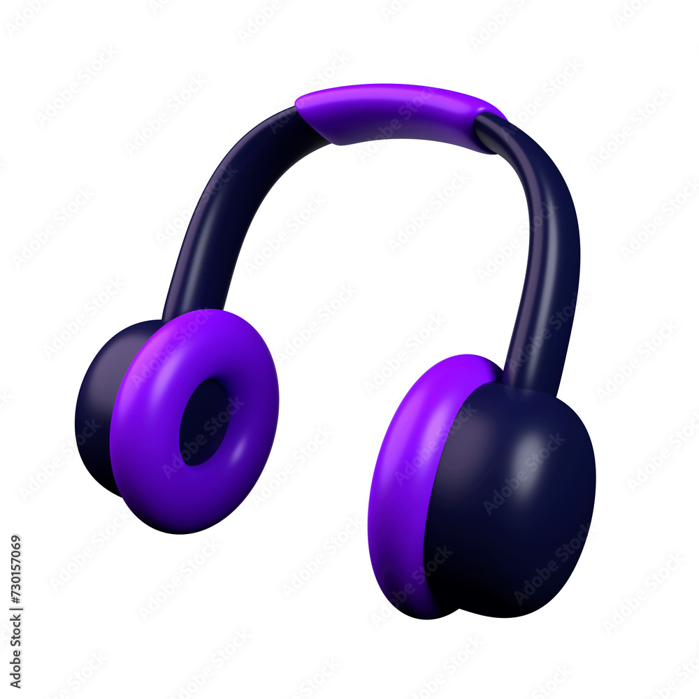 3D Gaming Headphone Illustration 3D Gaming Headphone Illustration