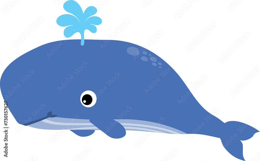 cute whale cartoon. sea animal cute whale cartoon. sea animal