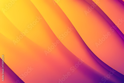 Shiny orange wave lines, light lines and technology background, energy and digital concept for technology business template. Vector illustration.