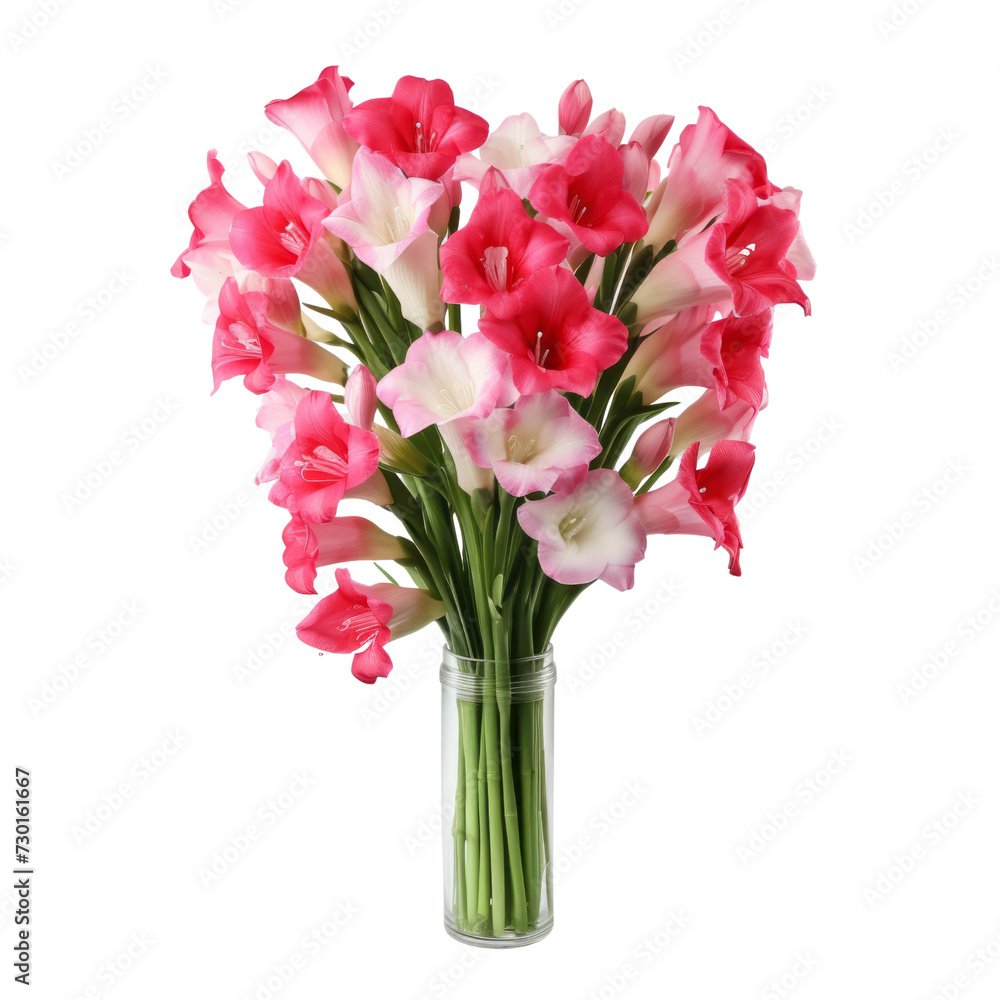 flower - Foxglove flower bouquet in pink tones symbolizes sincerity and love.