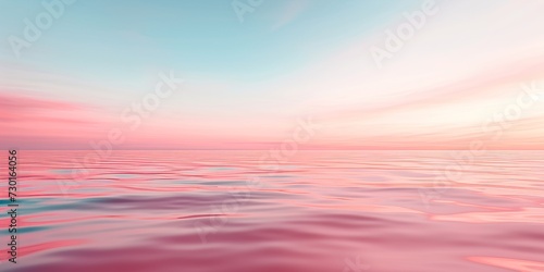 sunset over water