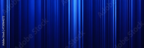 Blue abstract background banner with vertical lines