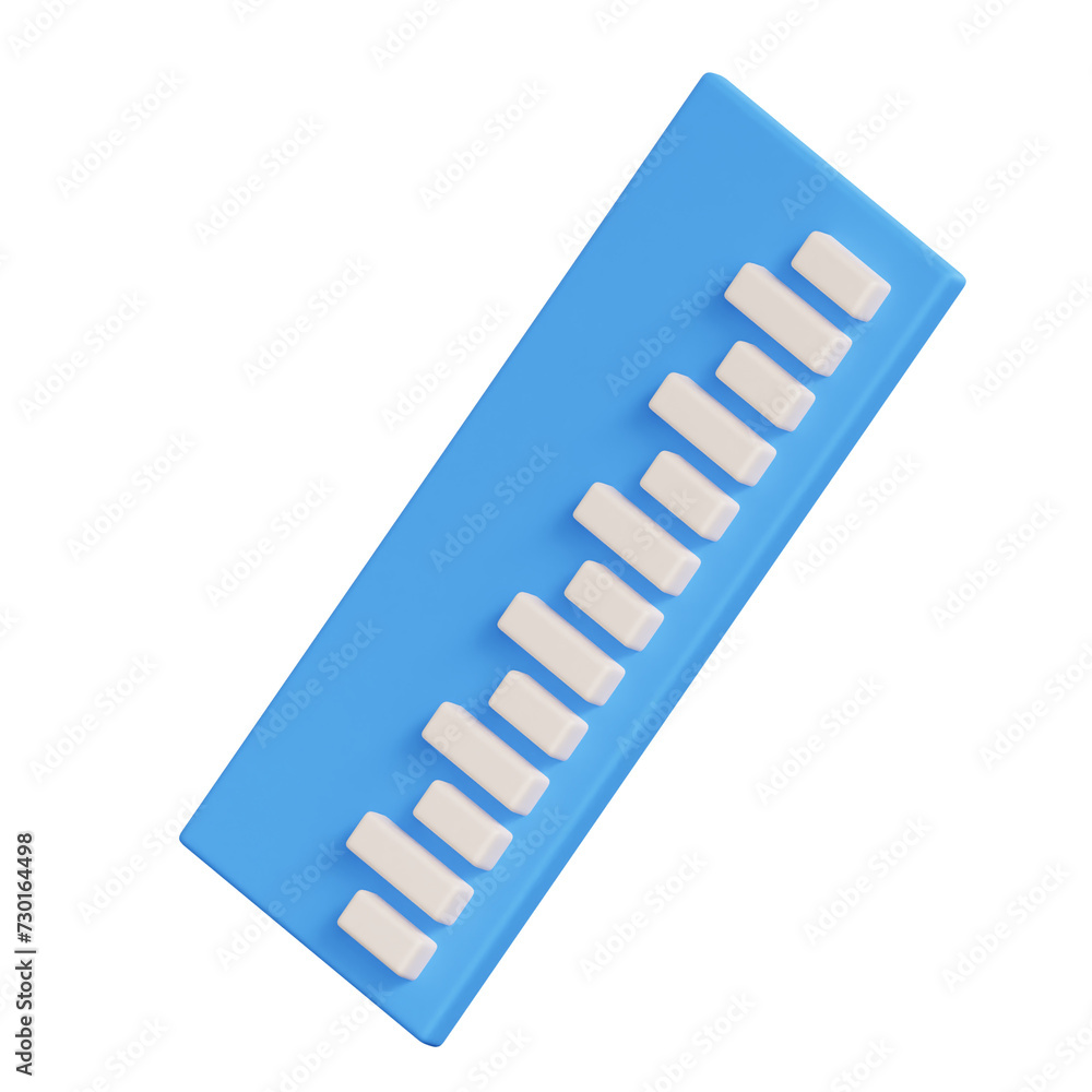 Ruler 3D Icon Ruler 3D Icon