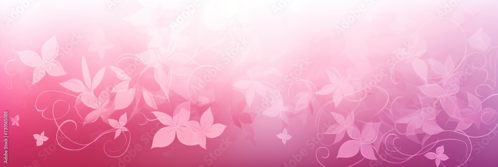 mediumvioletred soft pastel gradient modern background with a thin barely noticeable floral