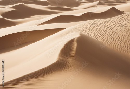 Pile desert sand dune isolated on white background clipping path © ArtisticLens