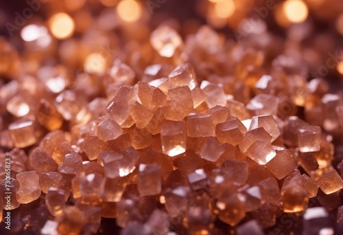 Sugar crystals pile background and texture
