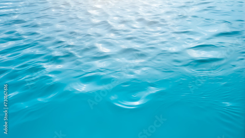 Blue wave background wallpaper, water ripples, natural drops, water splashes, beautiful realistic background of sea or ocean, nature concept.