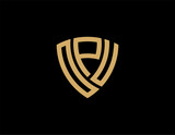 OPU creative letter logo design vector icon illustration