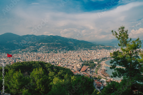 Alanya city, Turkey, view f...