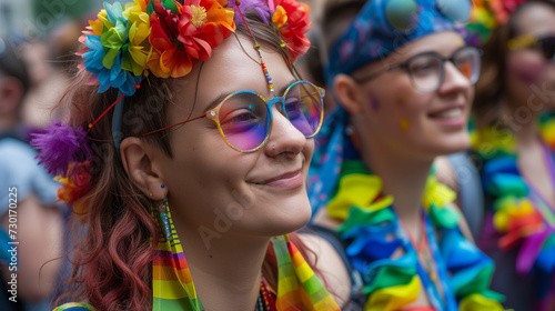 Unity in Diversity: Vibrant LGBTQ Parade in the City