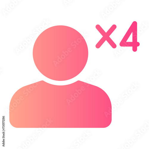 portions gradient icon