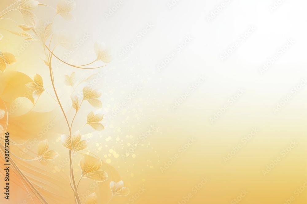 palegoldenrod soft pastel gradient modern background with a thin barely noticeable floral