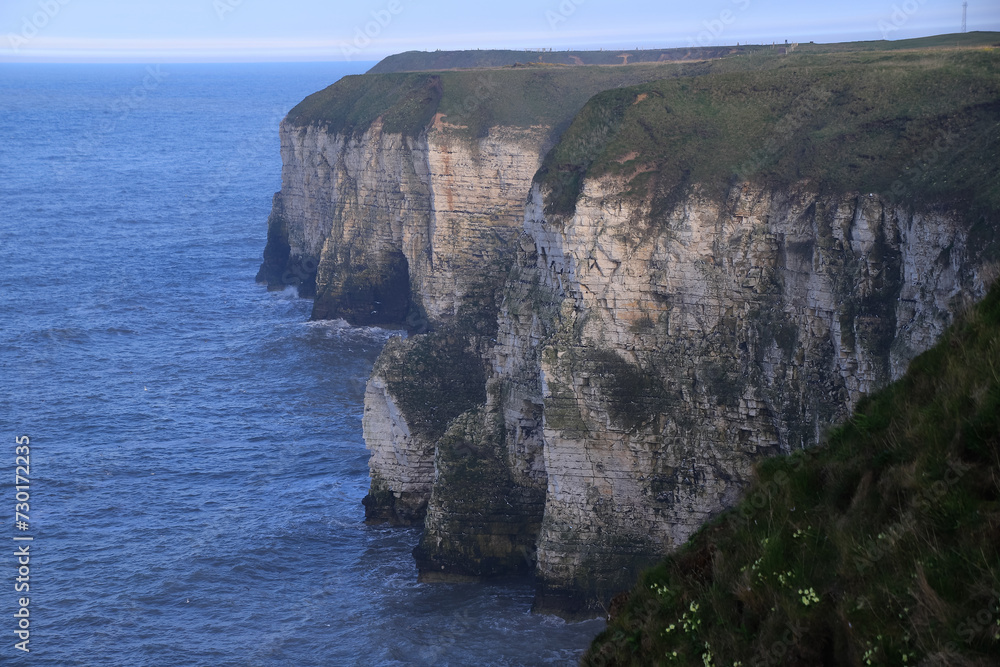 Evening Serenity at Flamborough Head Cliffs