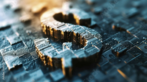 Wallpaper Mural Dollar sign for background, Money concept. Torontodigital.ca