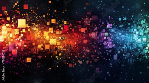 Wallpaper Mural Pixel art arrangements create a captivating Torontodigital.ca