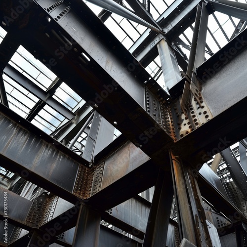 Construction of Steel Structure Architecture.