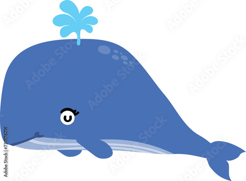 cute whale cartoon