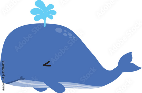 cute whale cartoon