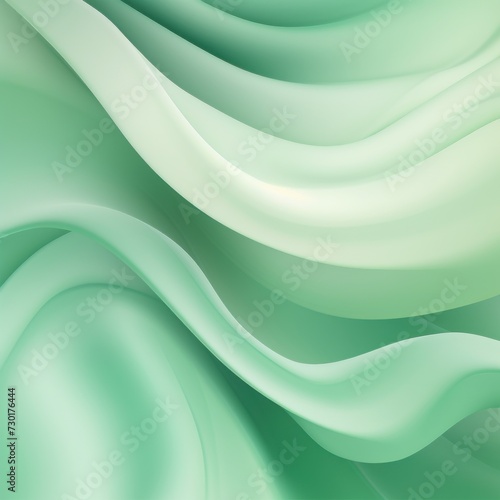 palegreen gradient soft pastel silk wavy elegant luxury flat lay pattern vector illustration