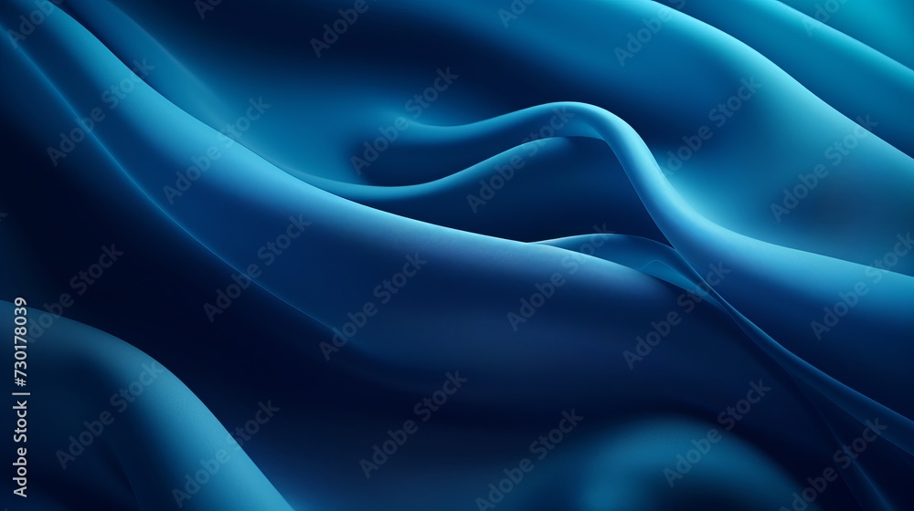 Obraz premium Closeup of stunning blue fabric texture background - mesmerizing detail and futuristic appeal