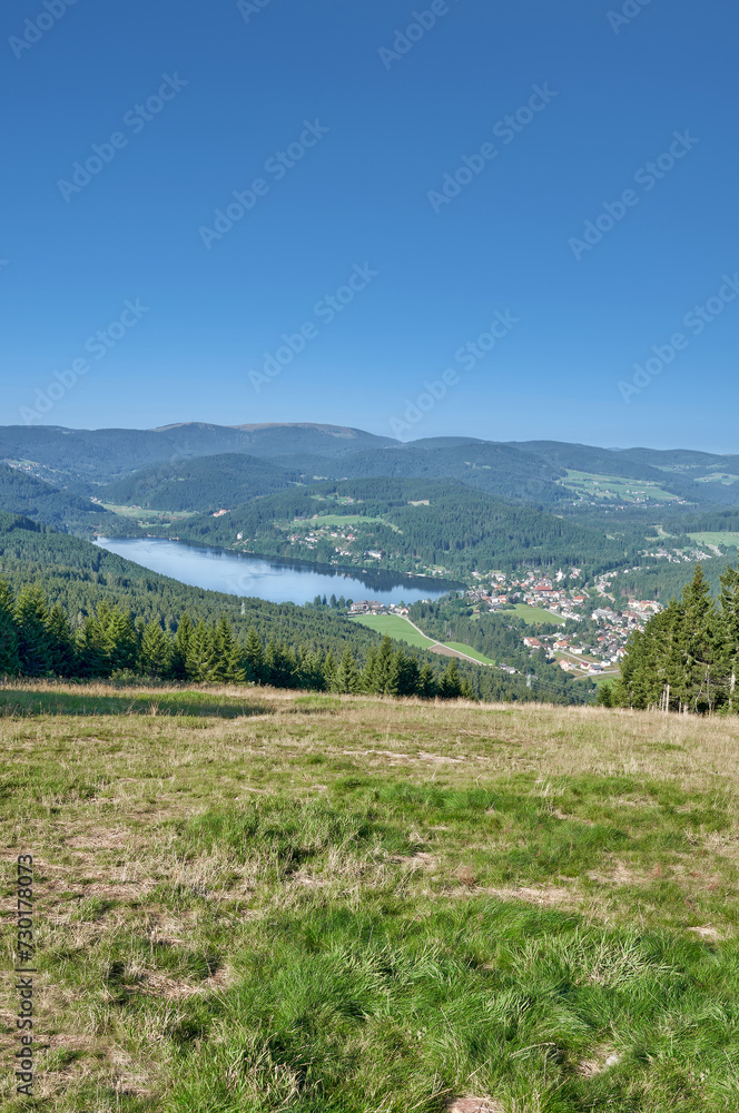 view of Lake Titisee close to Titisee-Neustadt in Black Forest,Baden-Württemberg,Germany view of Lake Titisee close to Titisee-Neustadt in Black Forest,Baden-Württemberg,Germany