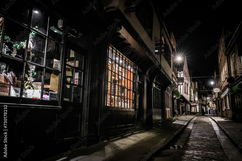 Enchanting Night in Shambles Street, York