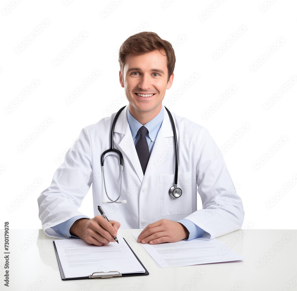 Doctor on the Table Isolated on Transparent Background
Doctor on the Table Isolated on Transparent Background
