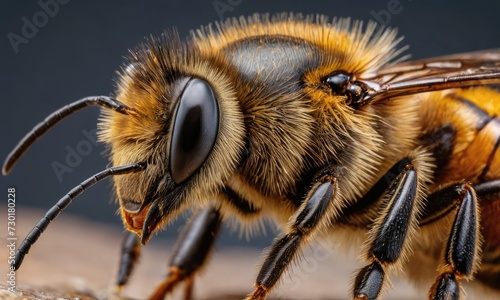 Beyond Perception: The Extraordinary Beauty of a Microscopic Honey Bee