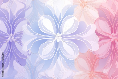 periwinkle  rose  orchid gradient soft pastel line pattern vector illustration