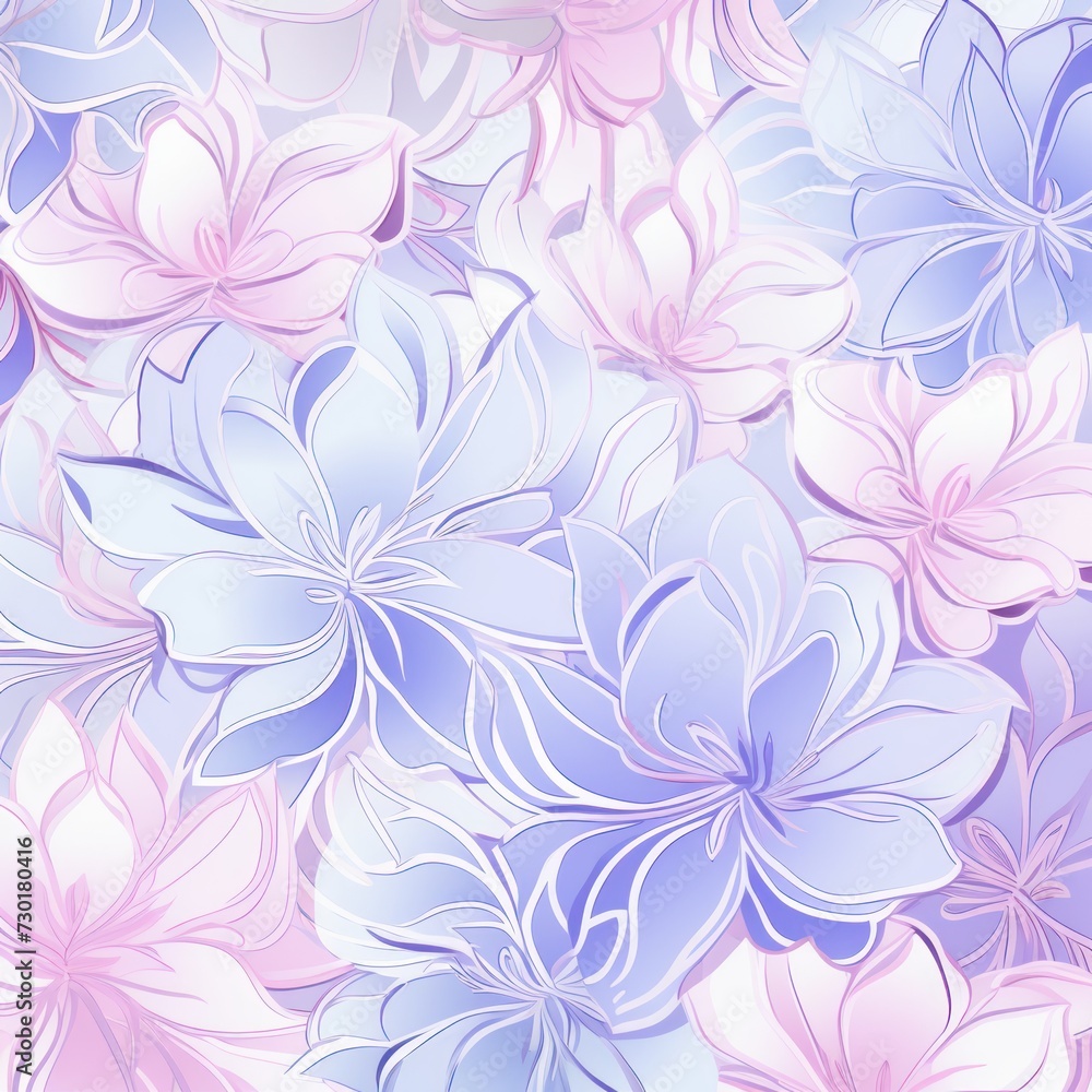 periwinkle, rose, orchid gradient soft pastel dot pattern vector