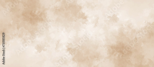 abstract brown stains on white paper paint background texture .Light brown concrete background texture wallpaper . old grunge paper texture design and Vector design in illustration. Vintage texture.