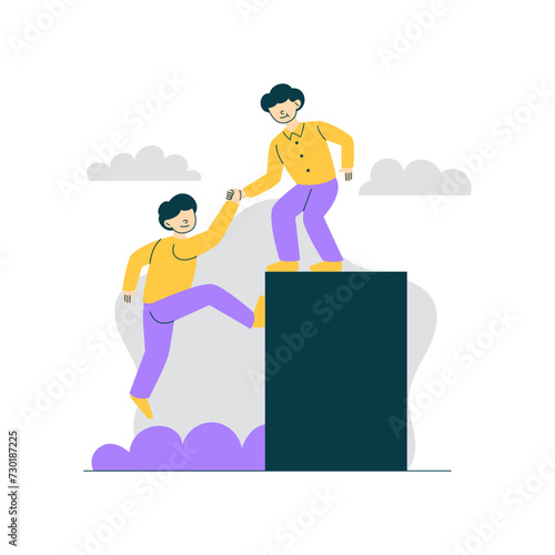Business Partner - Flat Design