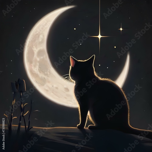 gatti sulla luna