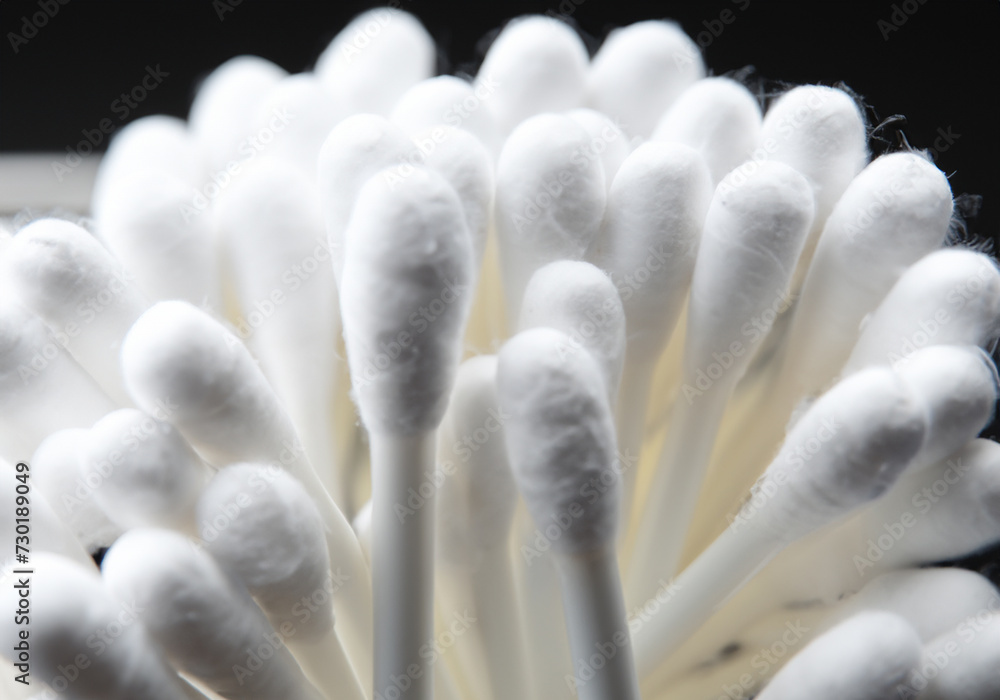 Obraz premium Close up of Cotton Buds