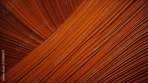 Abstract background made of orange lines. AI Generated.