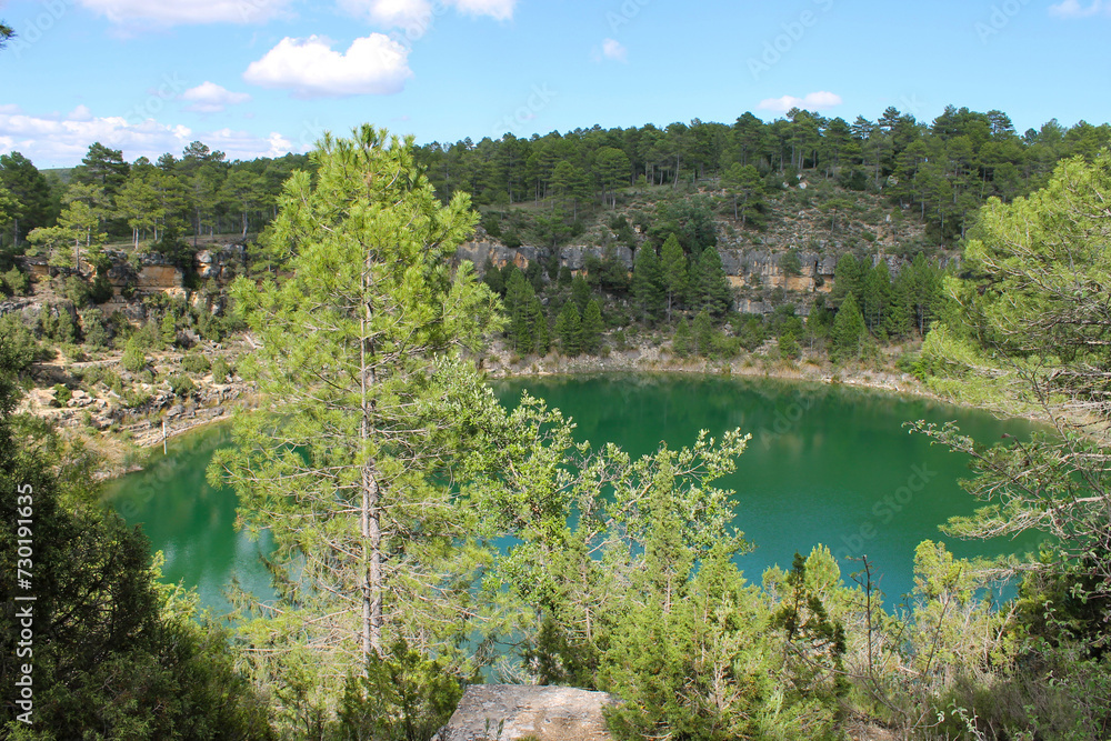 lake in the mountains Lagunas de Cañada del hoyo