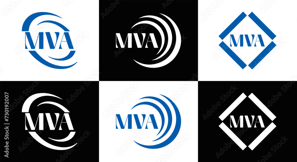 MVA logo. MVA set , M V A design. White MVA letter. MVA, M V A letter logo design. Initial letter MVA letter logo set, linked circle uppercase monogram logo. M V A letter logo vector design.
MVA logo. MVA set , M V A design. White MVA letter. MVA, M V A letter logo design. Initial letter MVA letter logo set, linked circle uppercase monogram logo. M V A letter logo vector design.
