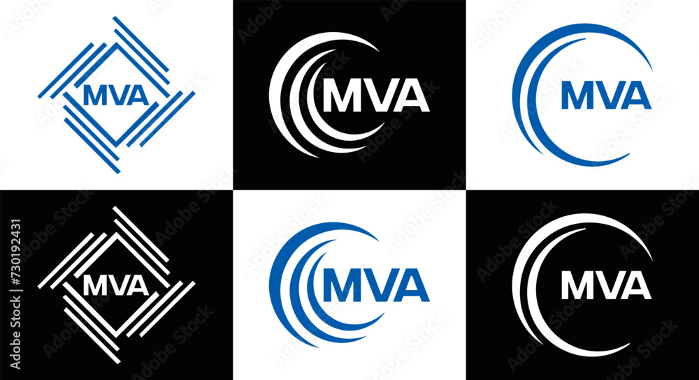 MVA logo. MVA set , M V A design. White MVA letter. MVA, M V A letter logo design. Initial letter MVA letter logo set, linked circle uppercase monogram logo. M V A letter logo vector design.
MVA logo. MVA set , M V A design. White MVA letter. MVA, M V A letter logo design. Initial letter MVA letter logo set, linked circle uppercase monogram logo. M V A letter logo vector design.