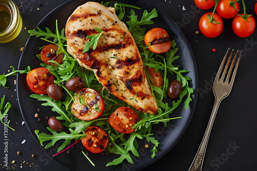 Flame-Kissed Perfection: Grilled Chicken Breast Fillet Sensation