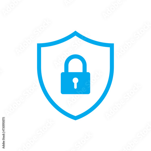 Shield with lock icon