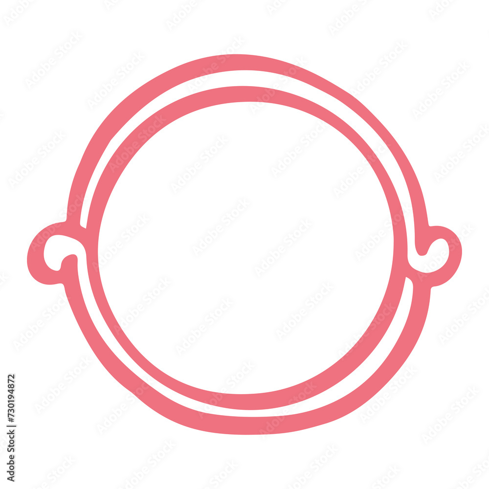 red circle frame red circle frame
