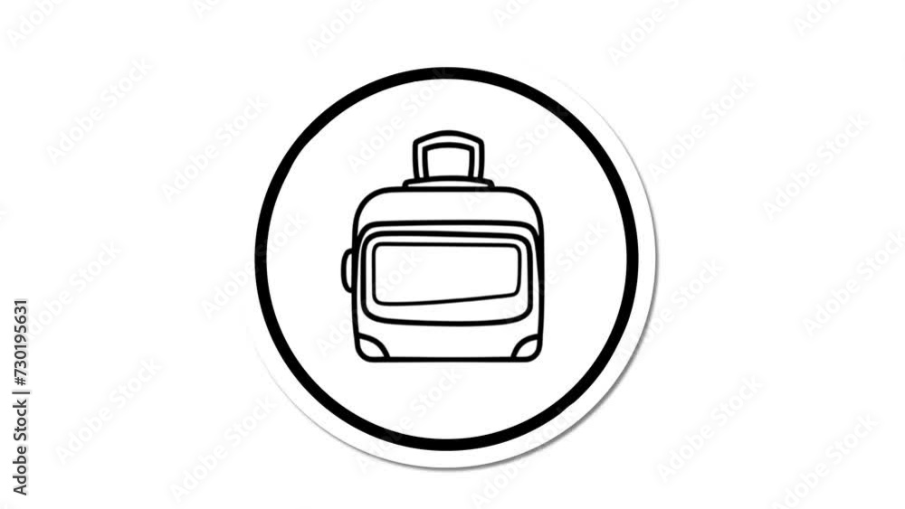 Suitcase Icon of nice animated for your videos easy to use with Transparent Background Suitcase Icon of nice animated for your videos easy to use with Transparent Background