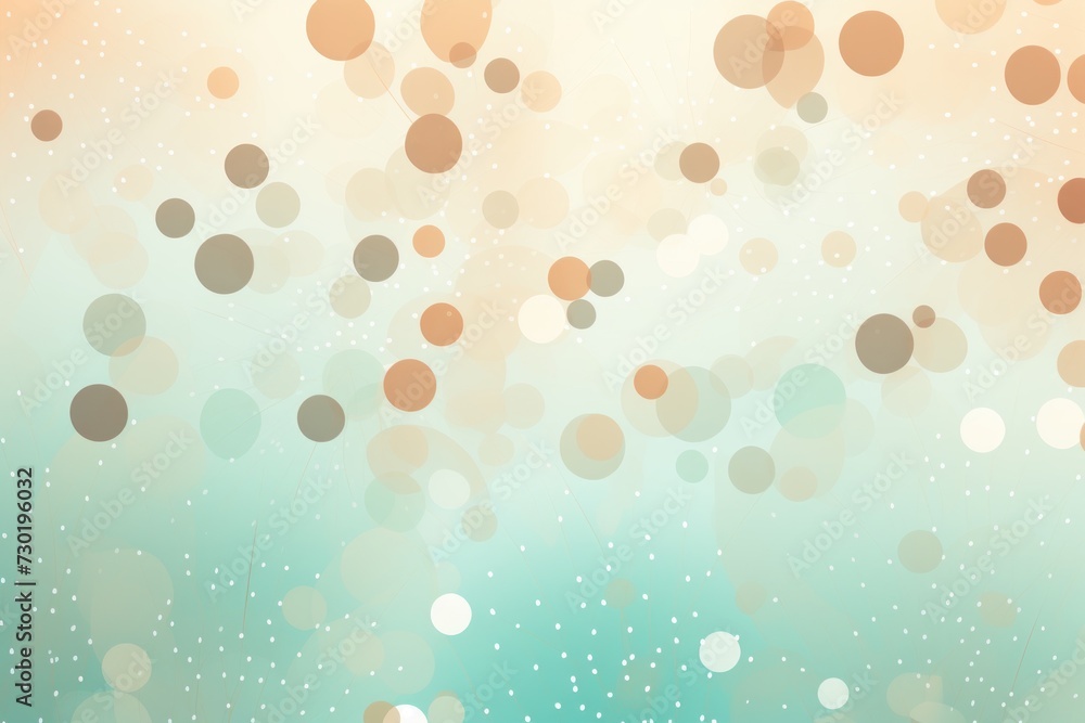 sandybrown, aquamarine, thistle gradient soft pastel dot pattern