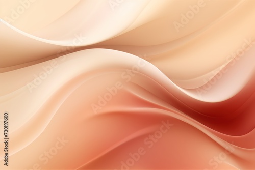 sandybrown gradient soft pastel silk wavy elegant