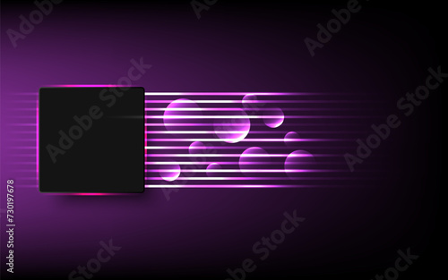 digital technology composition abstract background