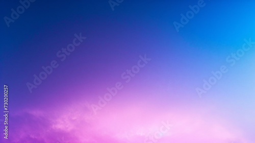 Gradient background that goes from light periwinkle blue to deep indigo.