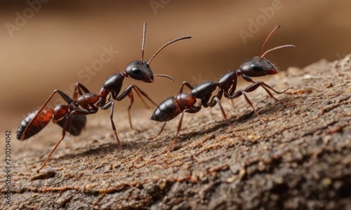 Ant Symphony: Macro View of Nature's Precision in Action