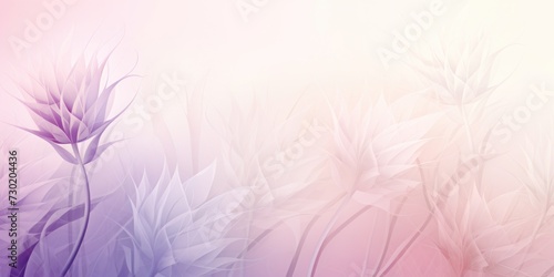 thistle soft pastel gradient modern background with a thin barely noticeable floral ornament